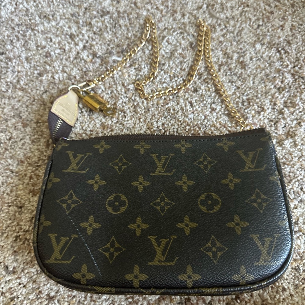 Louis Vuitton Brown Monogram Clutch